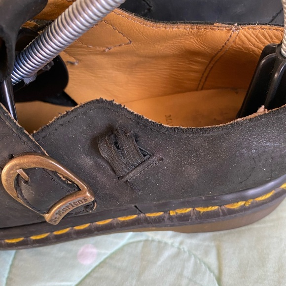 VINTAGE RARE Black Dr. Martens Mary Jane’s  Made in England Litte Girls size 2 - Picture 12 of 16